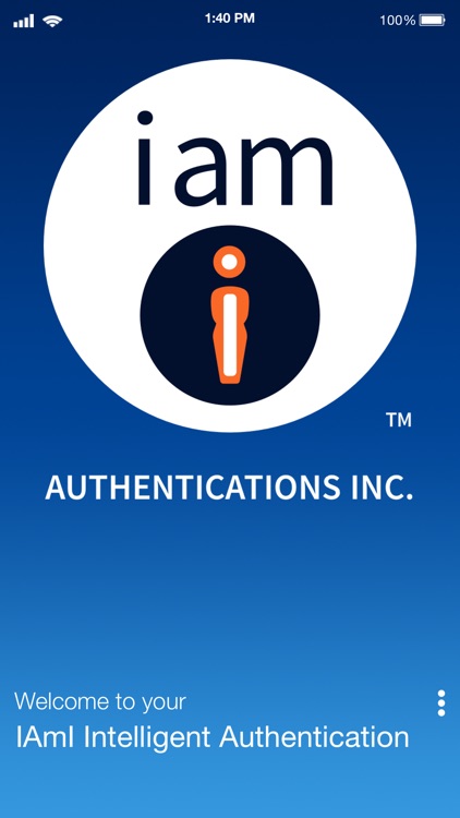 IAmI Authentication - Admin