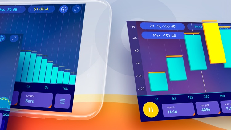Audio spectrum analyzer EQ Rta screenshot-1