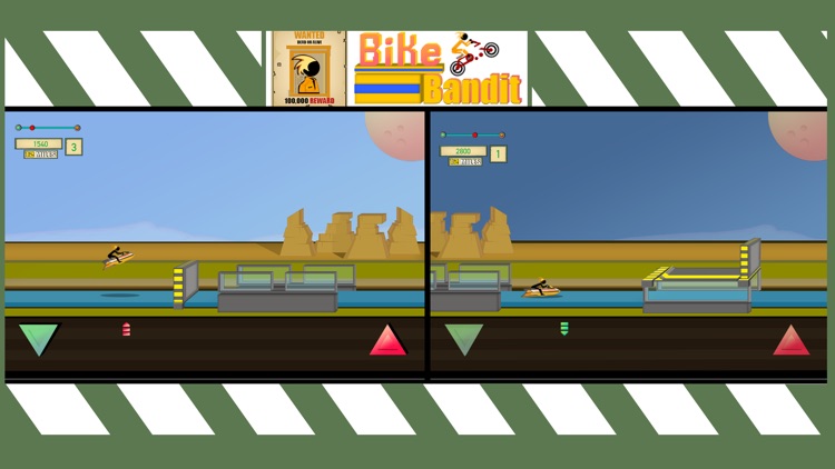 Bike Bandits Escape 2D Racing