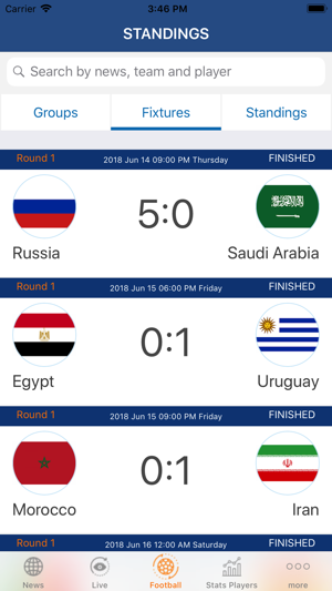 Football 2018 Live(圖3)-速報App