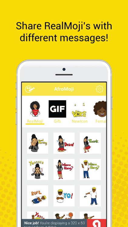 AfroMoji: Black Emoji Stickers