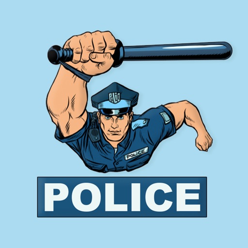 Officer Police Stickers iOS App