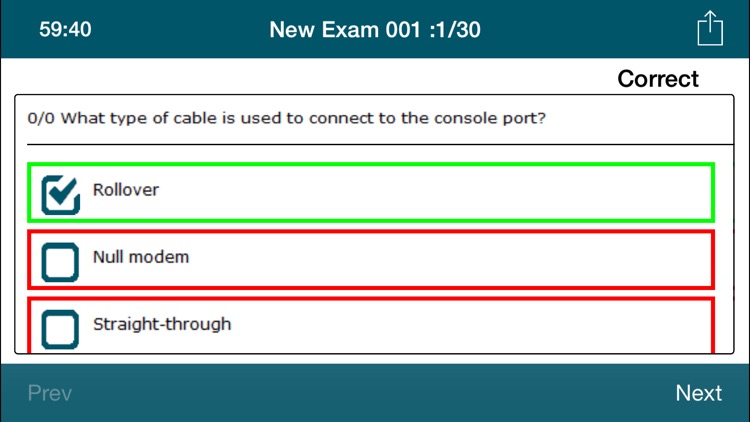 CCNA 100-101 ICND1 Exam Online screenshot-3