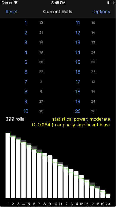 Dice Fairness screenshot 3