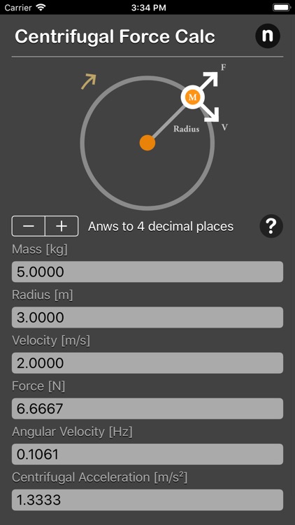 Centrifuge Calculator