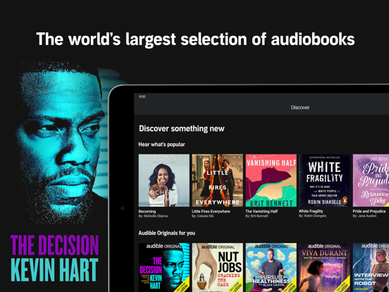 Audiobooks from Audible screenshot