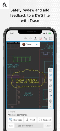 AutoCAD app screenshot