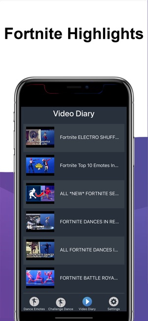 Fortnite Dance Emotes Dances On The App Store - iphone screenshots