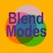 While exploring how to use Blend Modes, I decided to create a simple app that demonstrated the interactions