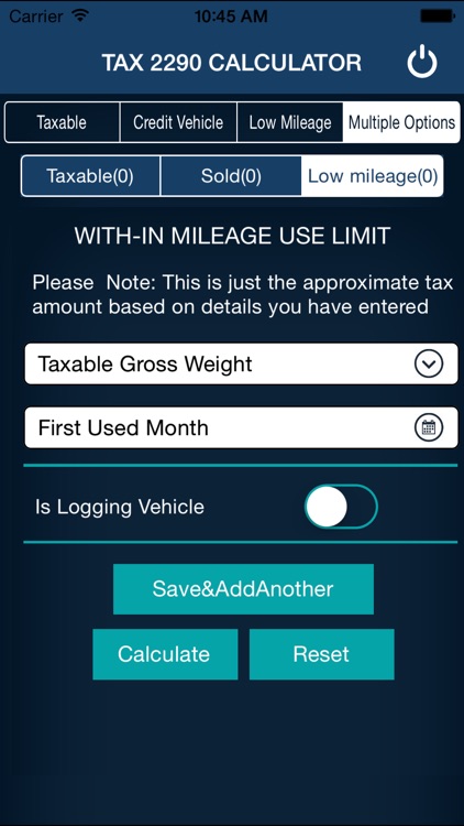 Tax 2290 Calculator screenshot-4