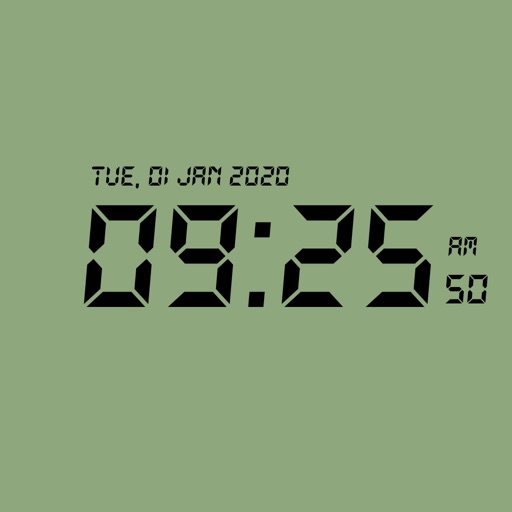 Minimalist Retro Clock