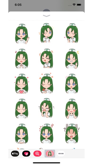 Nurse Mori Anime Stickers screenshot 3