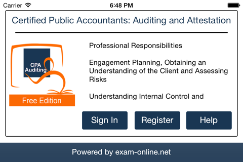 CPA Audit Exam Online Lite - náhled