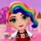 Look what a cute dress up game about little dolls