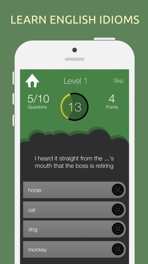 English Idioms Quiz Game(圖1)-速報App