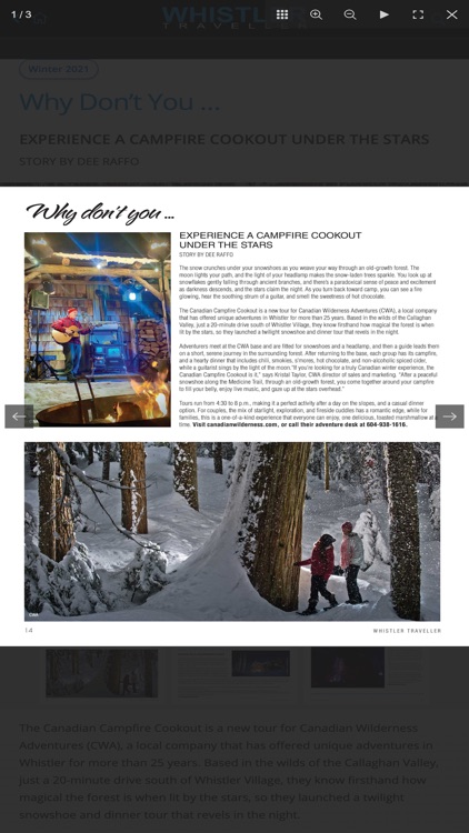 Whistler Traveller Magazine