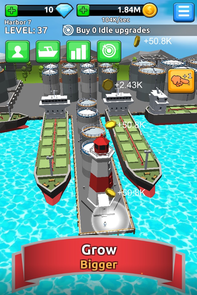Harbor Tycoon Clicker screenshot 2