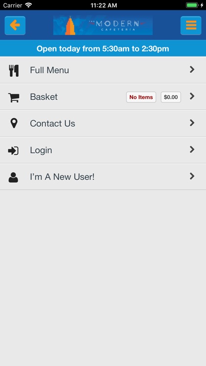 The Modern Cafeteria