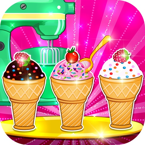 Ice Cream Cone Cupcake Cooking iOS App