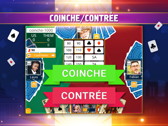 VIP Belote - Coinche & Contrée screenshot 3