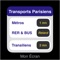 Discover this new application for your iPhone and iPad, which will allow you to quickly access your mode of transport: Metro, RER, BUS, Tram and Noctiliens