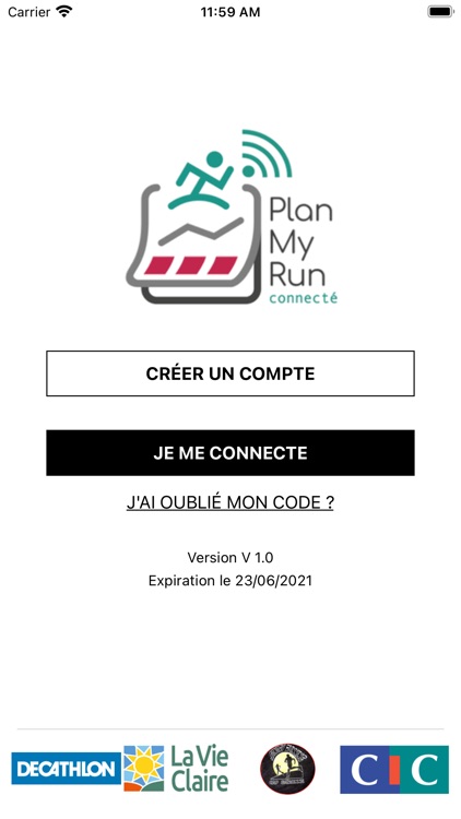 Plan my run connecte