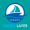 A real time/ real position sail racing mark layer app, with course/distance to steer calculations and “drive to” mapping for race marks