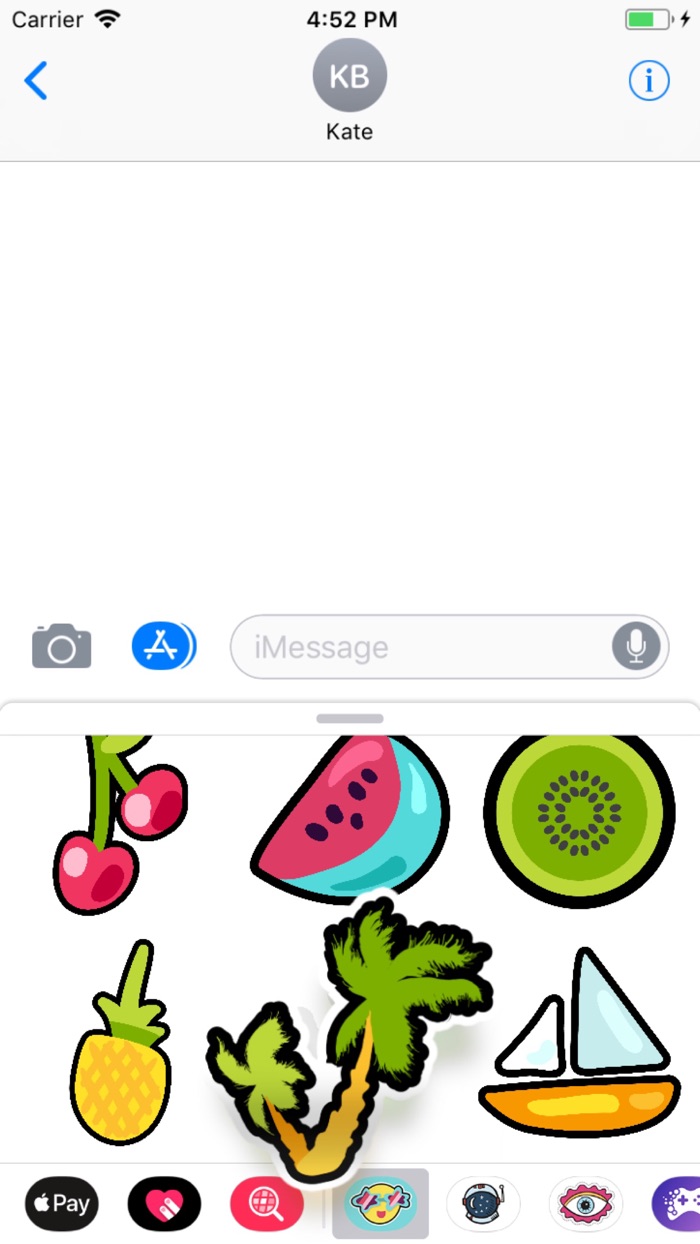 Tropical Summer Stickers