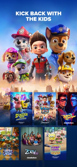 Paramount+ app screenshot