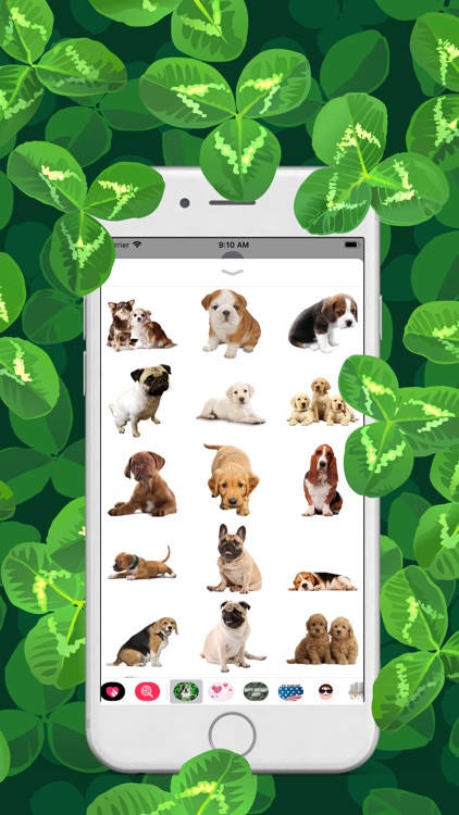 Cute Puppies Love Stickers