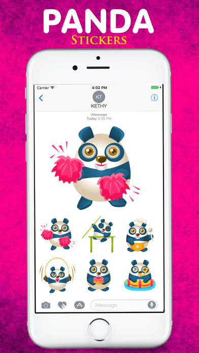 The Cute Panda Emojis screenshot 3