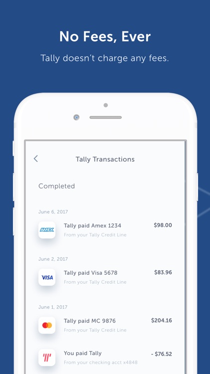 Tally - Credit Card Management