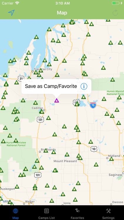 Michigan – Camping & RV spots screenshot-3