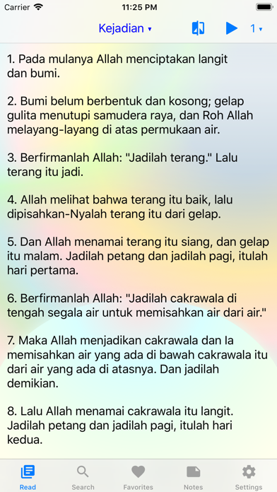 Indonesian Bible for iOS screenshot 2
