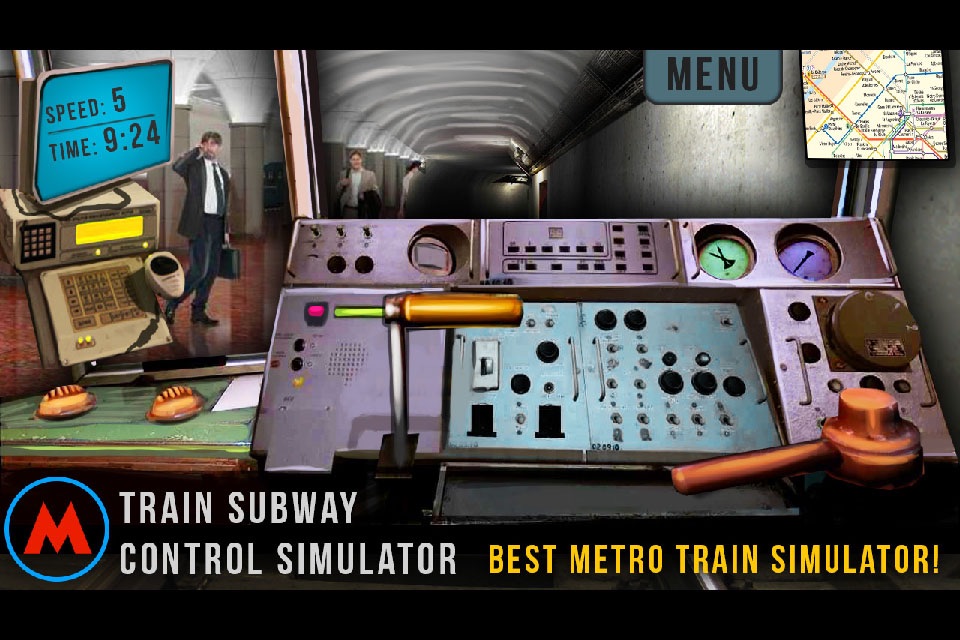 Train Subway 3D Driving Sim screenshot 3