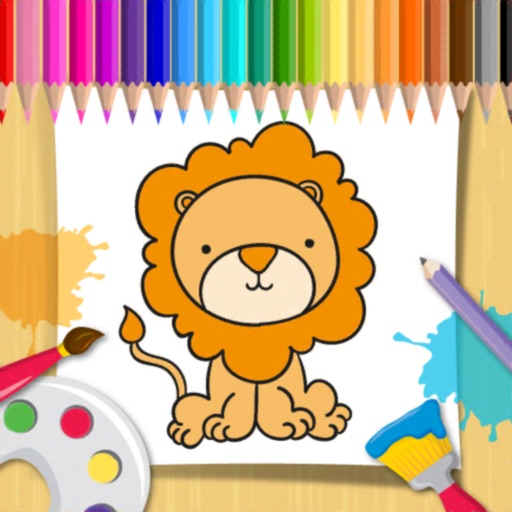 Drawing & Coloring Animal Book