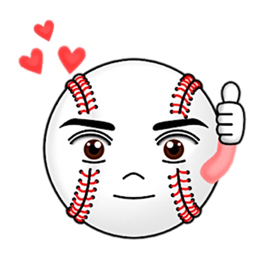 Cute Baseball Emoji Sticker