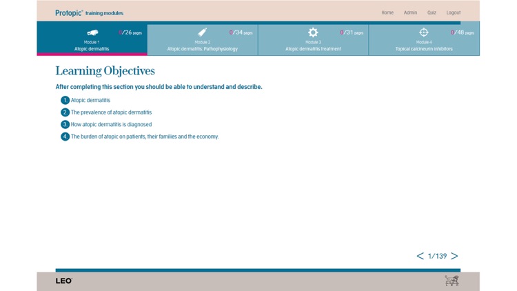 LEO Pharma training modules screenshot-3