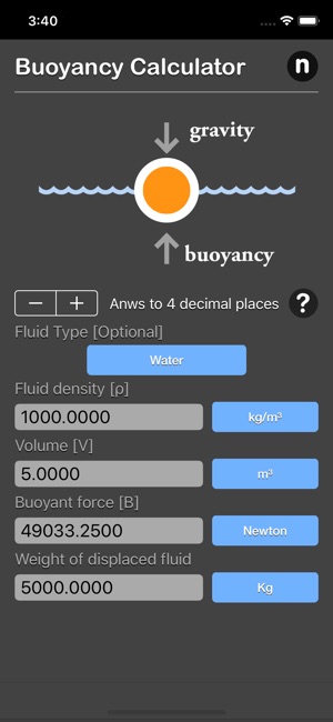 Buoyancy Calculator(圖1)-速報App