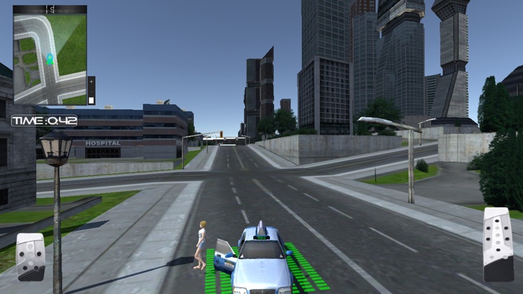 Crazy City Taxi Car Driver 3D