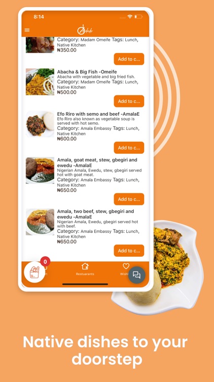 Dado Food - Order Local Food screenshot-3