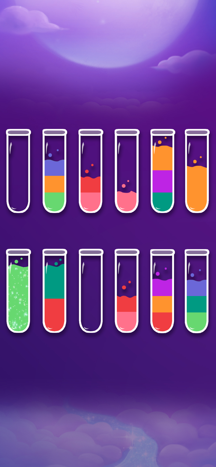 开心拼一拼—水排序益智拼图小游戏