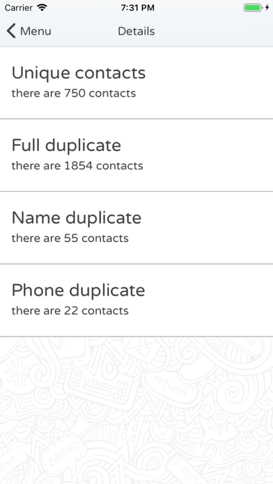 Duplicat - Contacts Manager screenshot 4