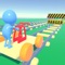 Stack handcars and avoid obstacles