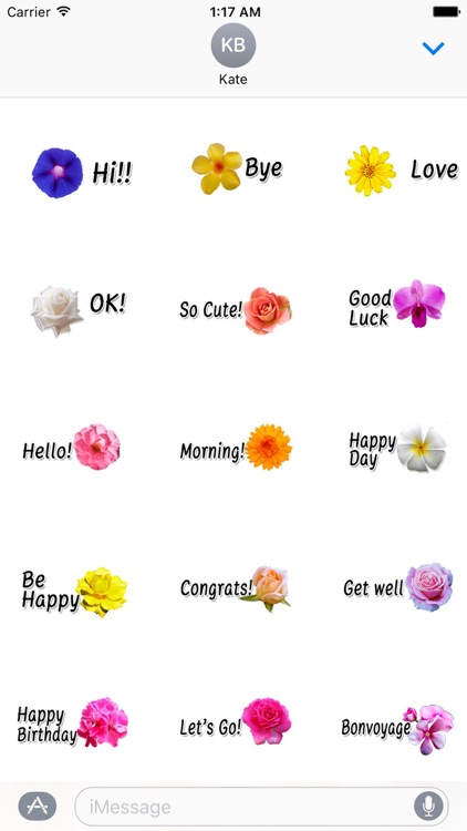 Animated Cute Flower Greetings