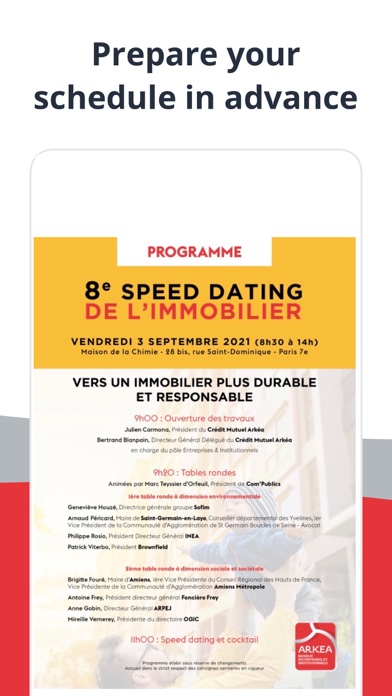 Speed Dating Arkea Banque E&I screenshot 3