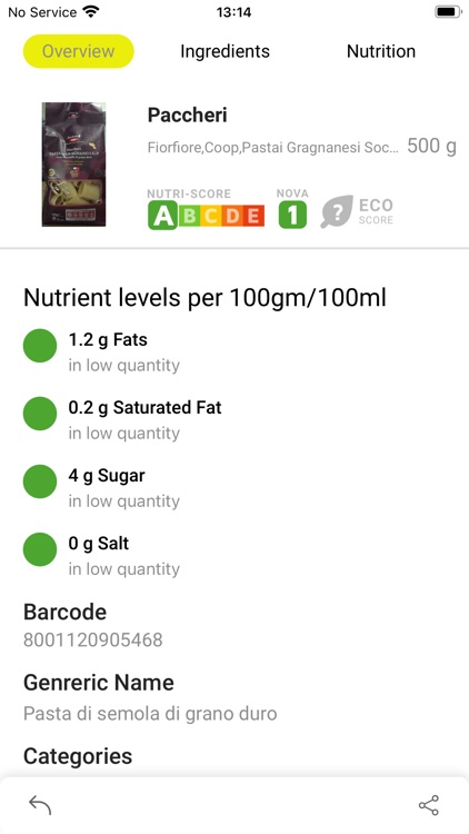 Food Scanner - Barcode screenshot-6