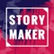 Story Maker is a free app that has lots of templates and features for you to create beautiful stories to share in the Instagram story, Snapchat story, Whatsapp status or Facebook story and etc 