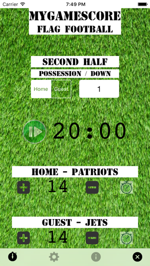 MyGameScore Flag Football(圖6)-速報App