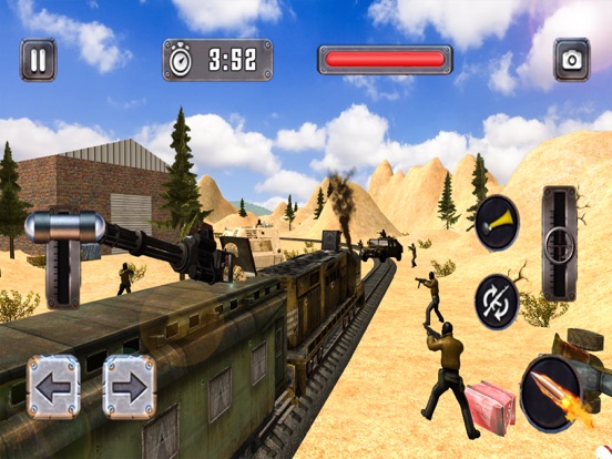 US Army Battle Train Driver 3D screenshot 3